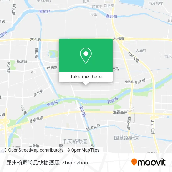 郑州翰家尚品快捷酒店 map