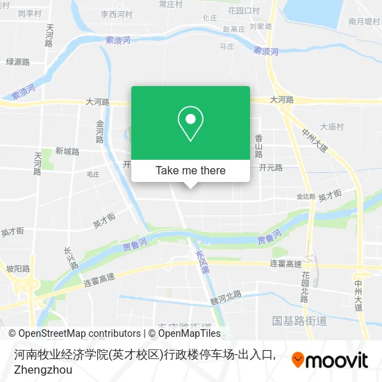 河南牧业经济学院(英才校区)行政楼停车场-出入口 map