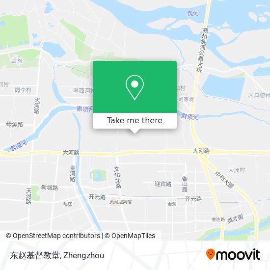 东赵基督教堂 map