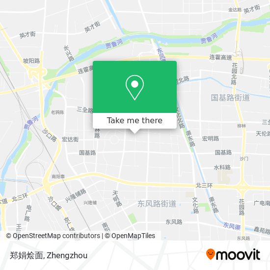 郑娟烩面 map