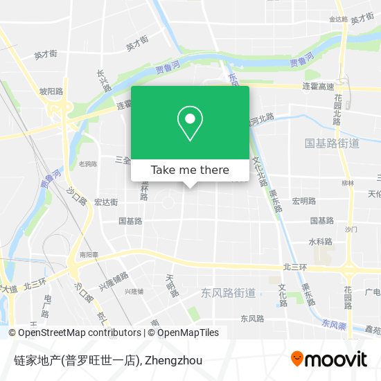 链家地产(普罗旺世一店) map
