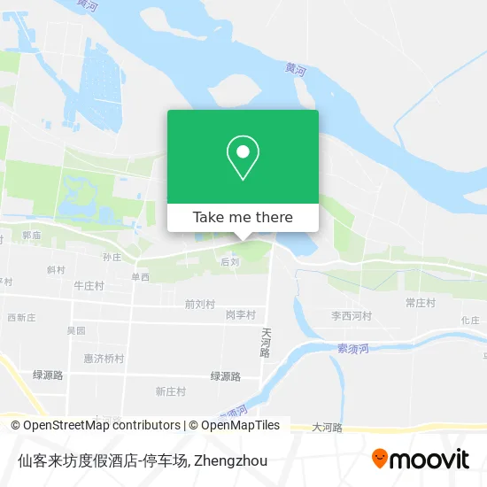 仙客来坊度假酒店-停车场 map