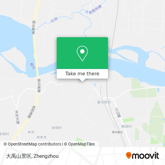 大禹山景区 map