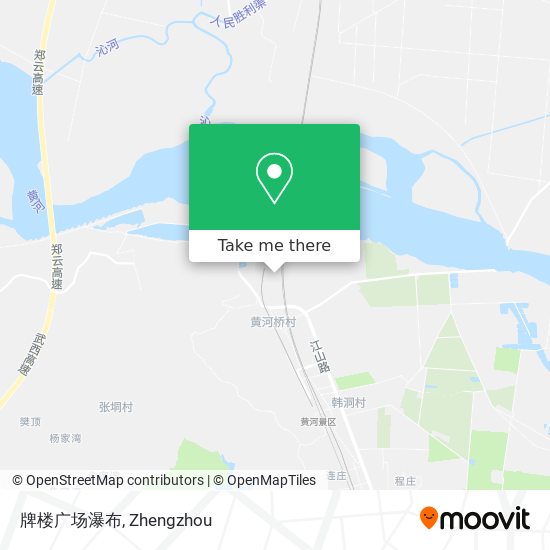 牌楼广场瀑布 map