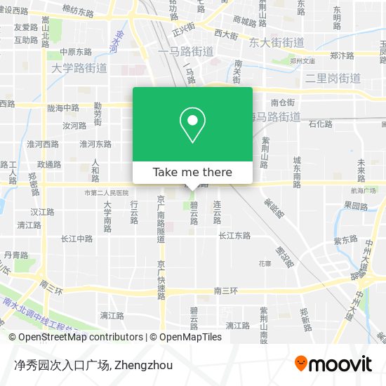 净秀园次入口广场 map