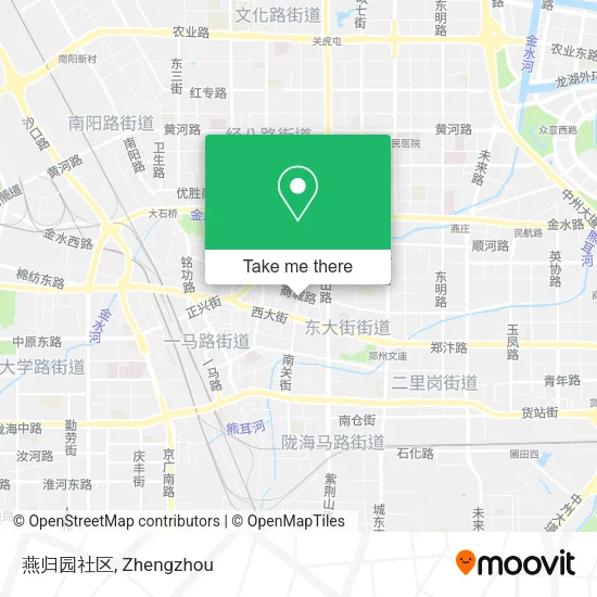 燕归园社区 map