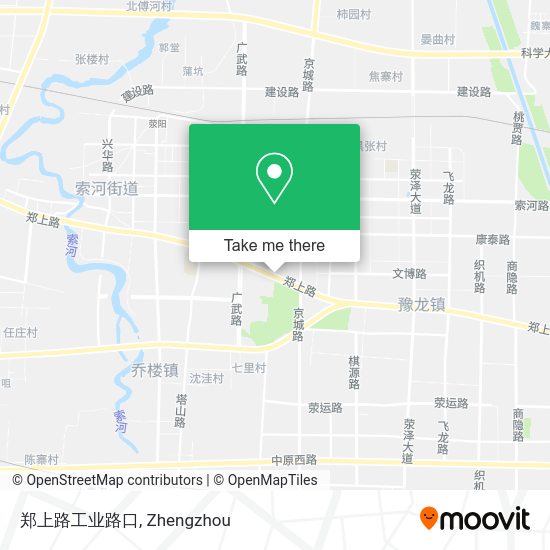 郑上路工业路口 map