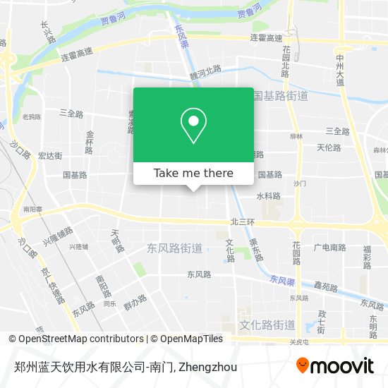 郑州蓝天饮用水有限公司-南门 map