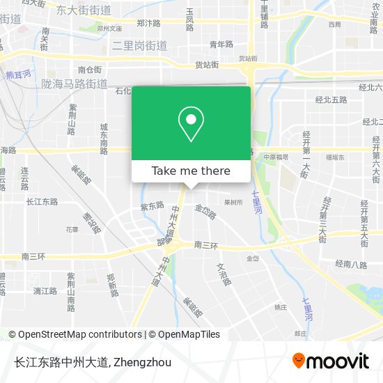 长江东路中州大道 map