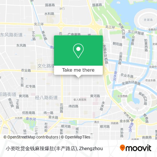 小资吃货金钱麻辣爆肚(丰产路店) map