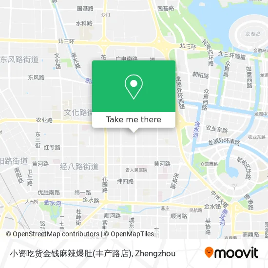 小资吃货金钱麻辣爆肚(丰产路店) map