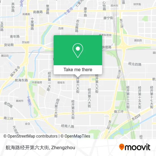 航海路经开第六大街 map