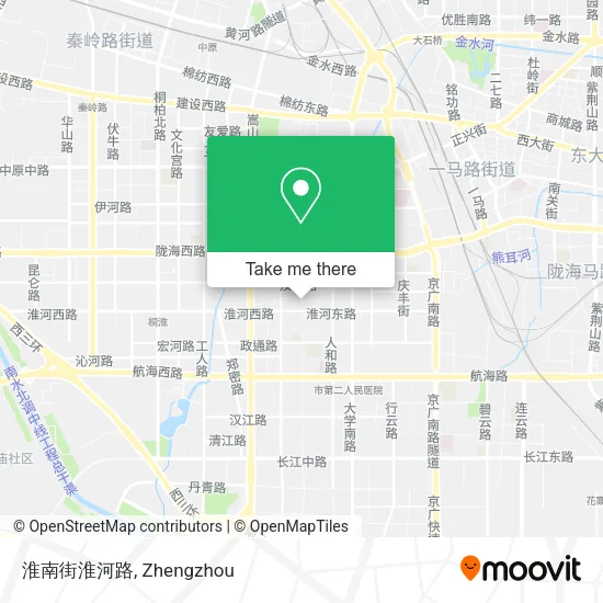 淮南街淮河路 map