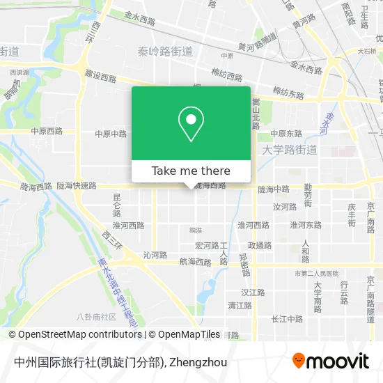 中州国际旅行社(凯旋门分部) map