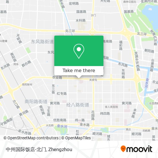 中州国际饭店-北门 map