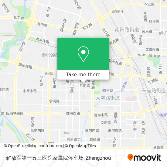 解放军第一五三医院家属院停车场 map