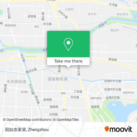 固始农家菜 map