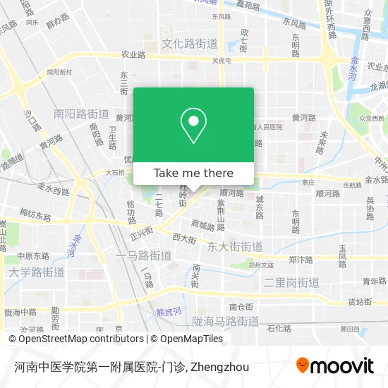 河南中医学院第一附属医院-门诊 map