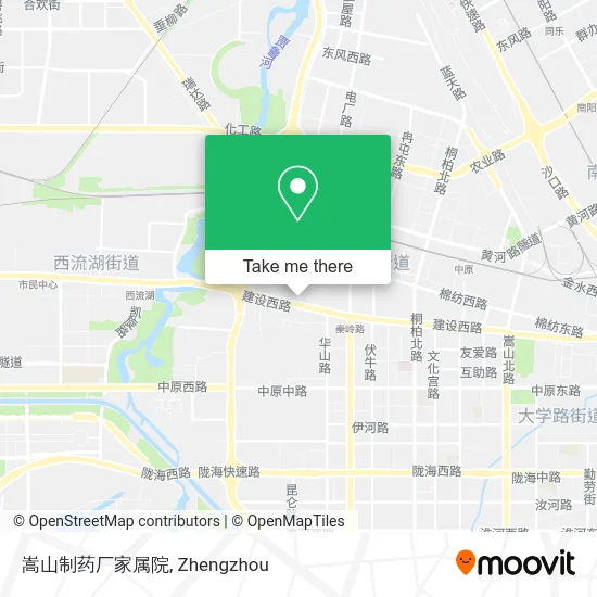 嵩山制药厂家属院 map