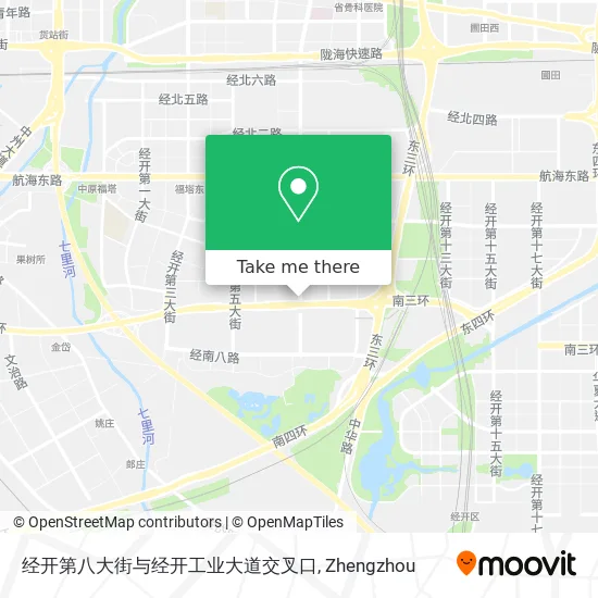 经开第八大街与经开工业大道交叉口 map
