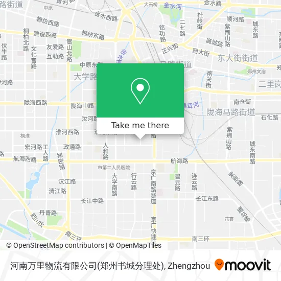 河南万里物流有限公司(郑州书城分理处) map