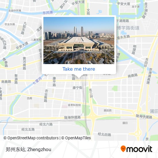 郑州东站 map