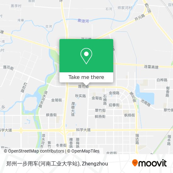 郑州一步用车(河南工业大学站) map