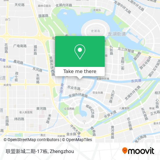 联盟新城二期-17栋 map
