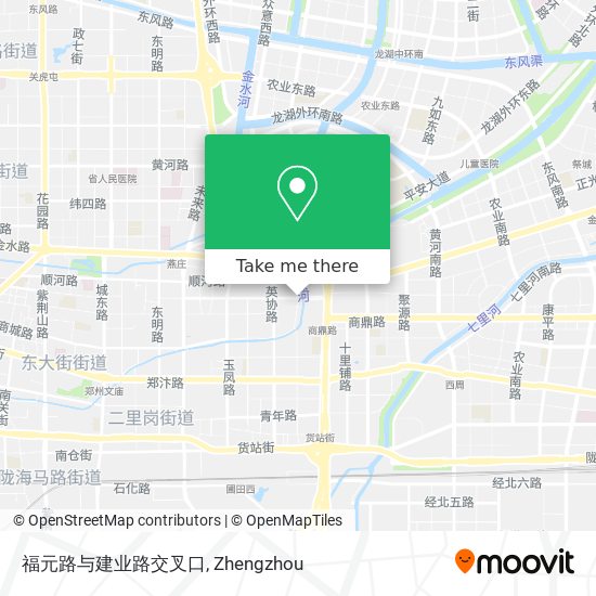 福元路与建业路交叉口 map