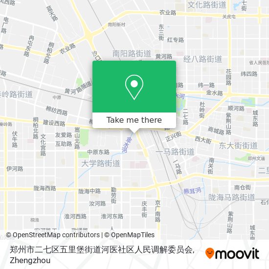 郑州市二七区五里堡街道河医社区人民调解委员会 map