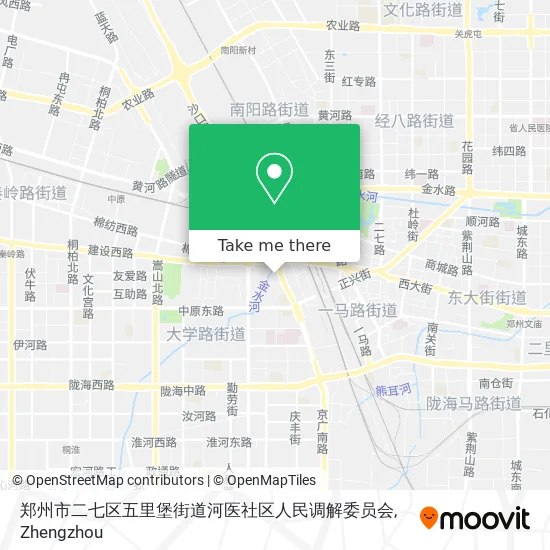 郑州市二七区五里堡街道河医社区人民调解委员会 map