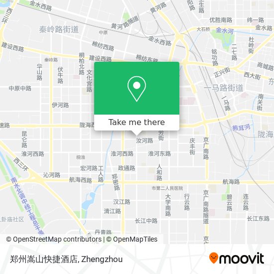 郑州嵩山快捷酒店 map