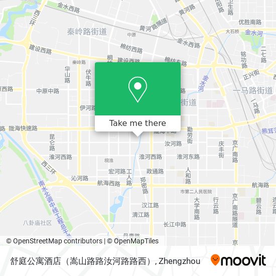 舒庭公寓酒店（嵩山路路汝河路路西） map