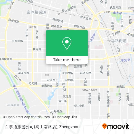 百事通旅游公司(嵩山南路店) map