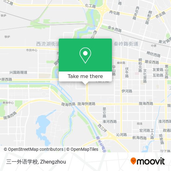 三一外语学校 map