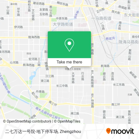 二七万达一号院-地下停车场 map
