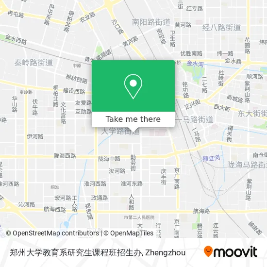 郑州大学教育系研究生课程班招生办 map