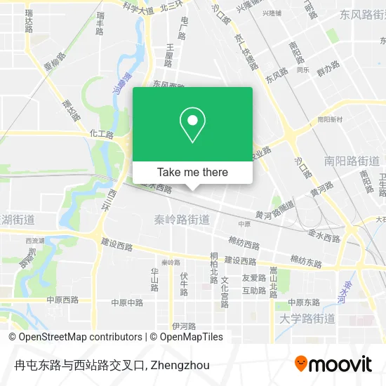 冉屯东路与西站路交叉口 map