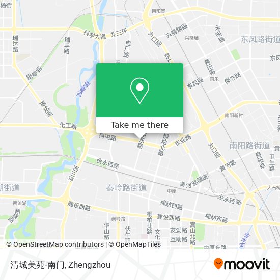 清城美苑-南门 map