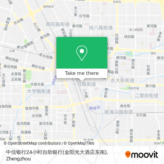 中信银行24小时自助银行(金阳光大酒店东南) map