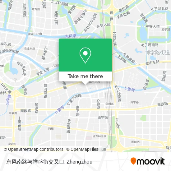 东风南路与祥盛街交叉口 map