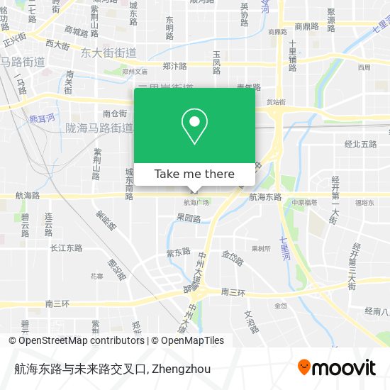 航海东路与未来路交叉口 map