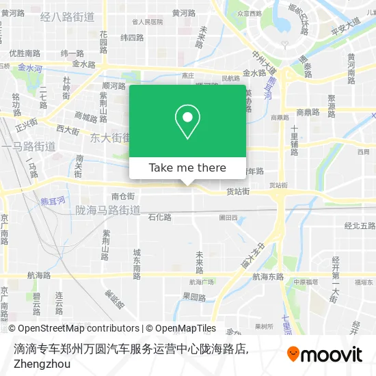 滴滴专车郑州万圆汽车服务运营中心陇海路店 map
