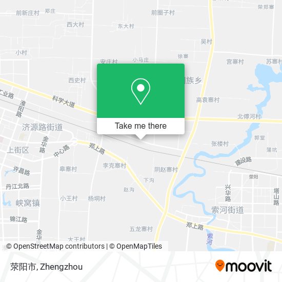 荥阳市 map