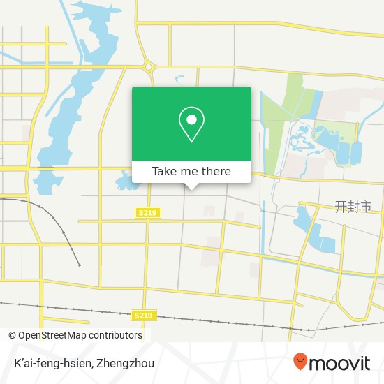 K’ai-feng-hsien map