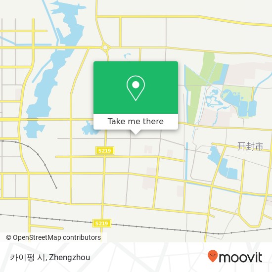 카이펑 시 map