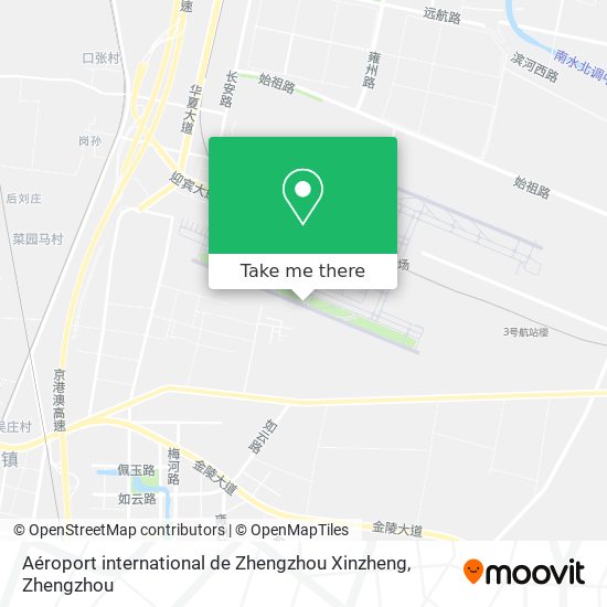 Aéroport international de Zhengzhou Xinzheng map