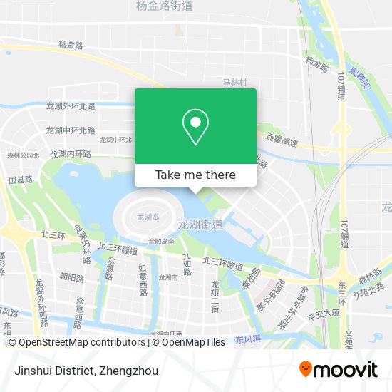 Jinshui District map