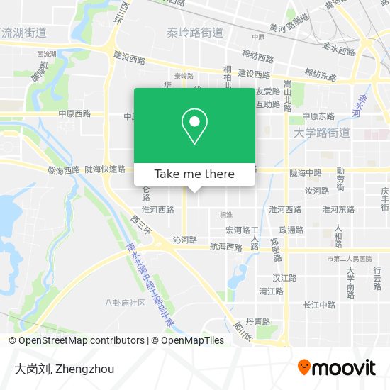 大岗刘 map