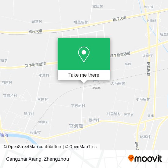 Cangzhai Xiang map